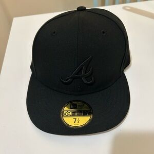 New Era Black 59FIFTY Fitted Cap Interior View